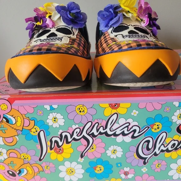 Irregular Choice Skullduggery Flats, VGUC, Size 36 - Picture 3 of 11